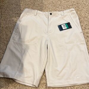 Nike Boys XL Tan Golf Shorts NWT